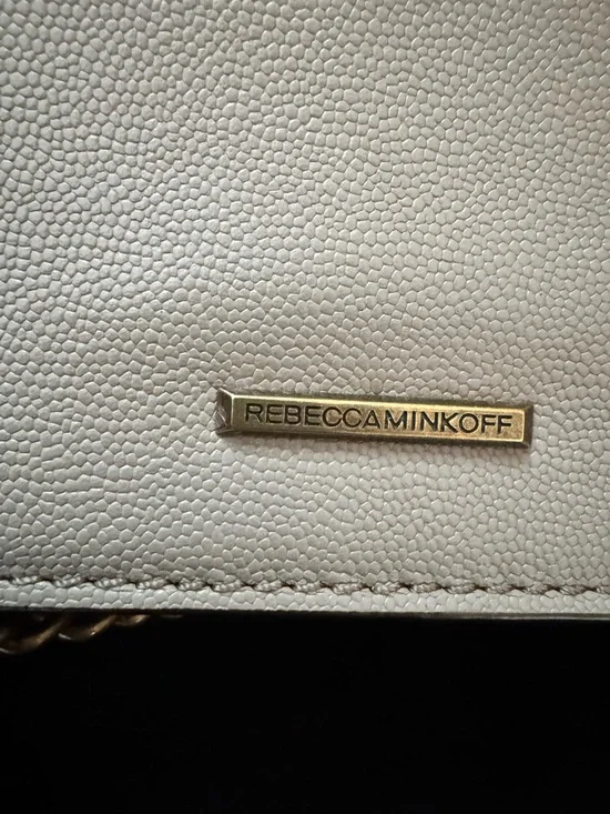 Rebecca Minkoff Taupe Quilted Leather Shoulder Bag with Gold Hardware - Picture 9 of 10